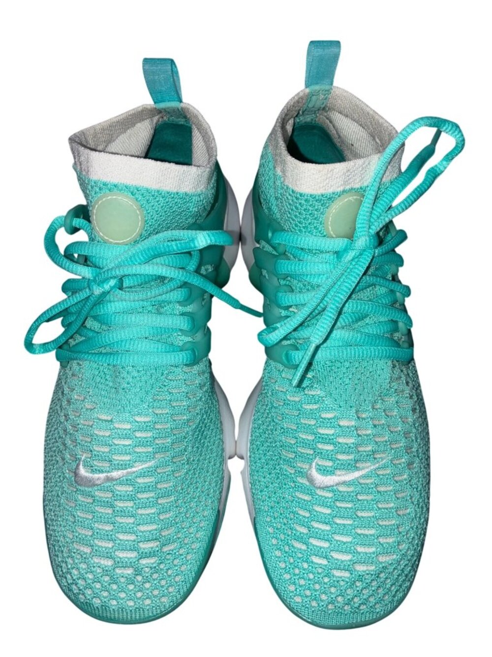 Nike Air Presto Flyknit Ultra Hyper Turquoise Womens Sneakers Size 8.5 athletic